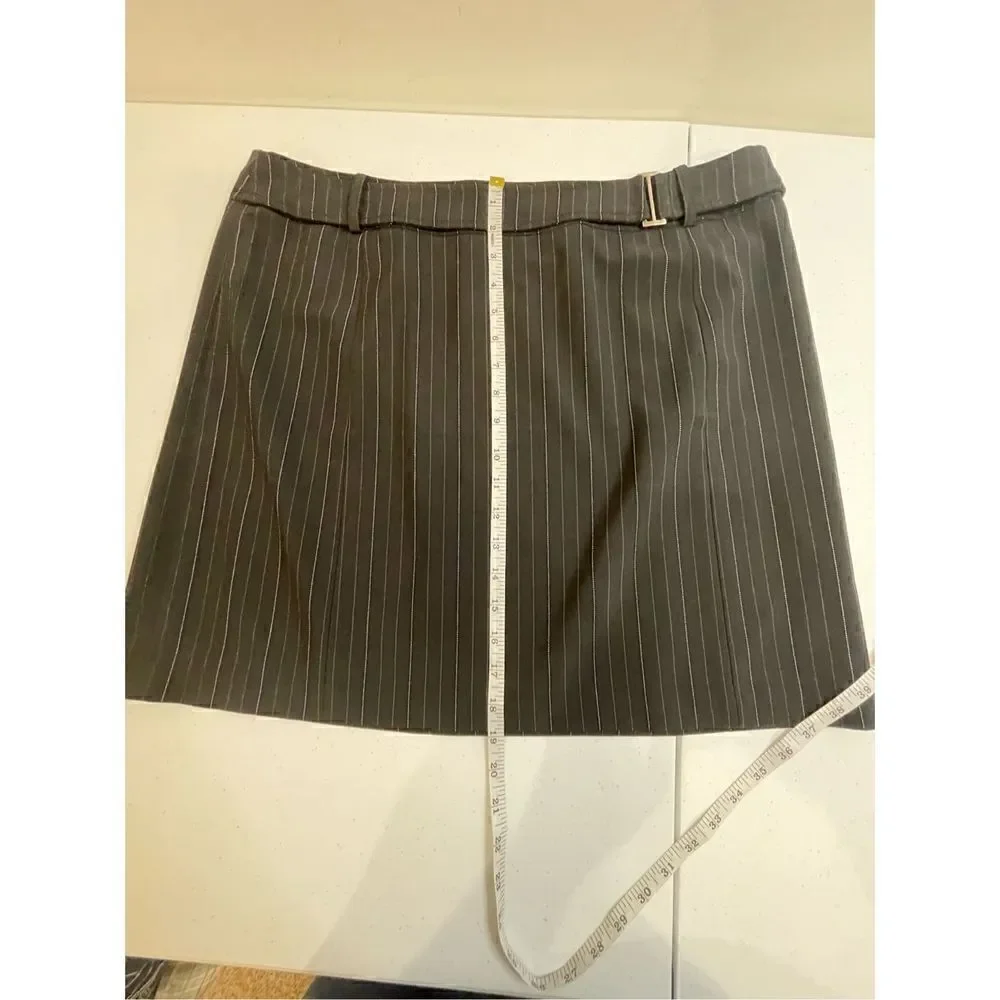 New York & Company women’s striped mini skirt size 16 City Stretch